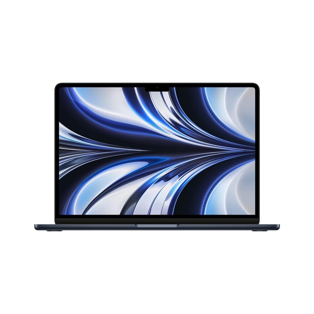 Apple 2024 MacBook Air Ordenador Portátil con Chip M2: Pantalla Liquid Retina de 13,6 Pulgadas, 16GB de RAM, 256 GB de Almacenamiento SSD, Teclado retroiluminado, Color Medianoche