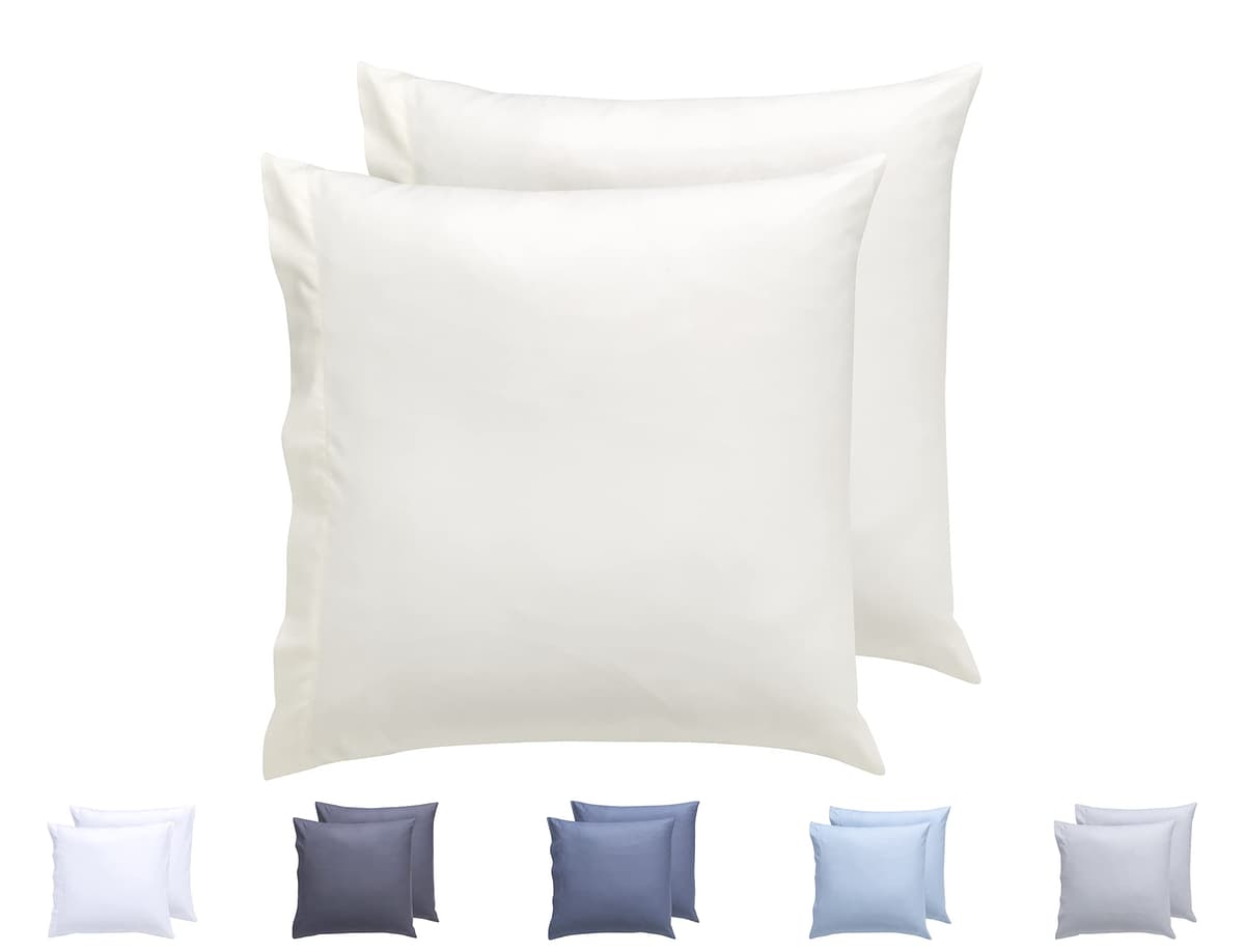 Todocama – Juego de 2 Fundas de Almohada, Microfibra Extra Suave, hipoalergénicas. Juego de 2-70x40 cm Blanco — view 31
