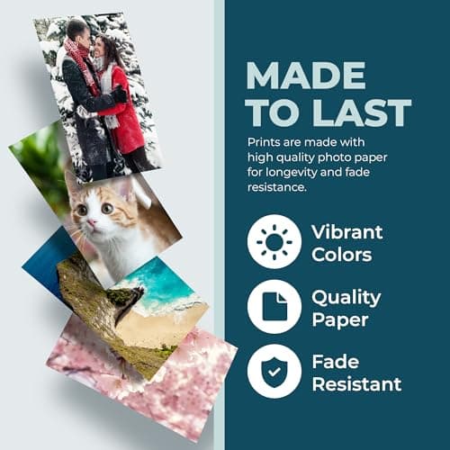 Photo Prints - Glossy - 5x7 - Standard Size - Upload Your Own Photos - Personalized Picture Prints - Custom Printed Photos for Home Decor - Made in the USA - Custom Prints for Picture Frames and Wall Art — view 2