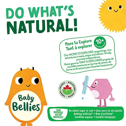 Little Bellies Organic Berry Yogurt Pick-Me Sticks, (Pack of 5 x 16g Individual Packs) — view 4
