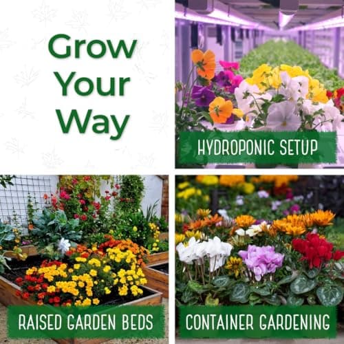 Cut Flower Seeds for Bouquets Canada 10 Flower Varieties Annual and Perennial Mix Bouquet Builder Graines de Fleurs à Couper — view 4