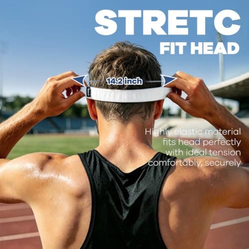 ROXUN Sport Headband, Workout Breathable Sweatband Moisture Wicking Running — view 4