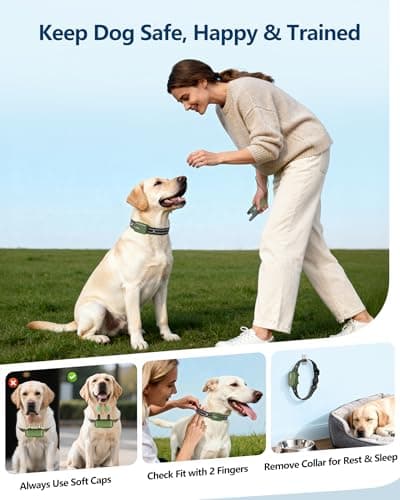 Dog Shock Collar - 4200FT Dog Training Collar with Remote Innovative IPX7 Waterproof with 4 Training Modes, Rechargeable E-Collar for All Breeds — view 7