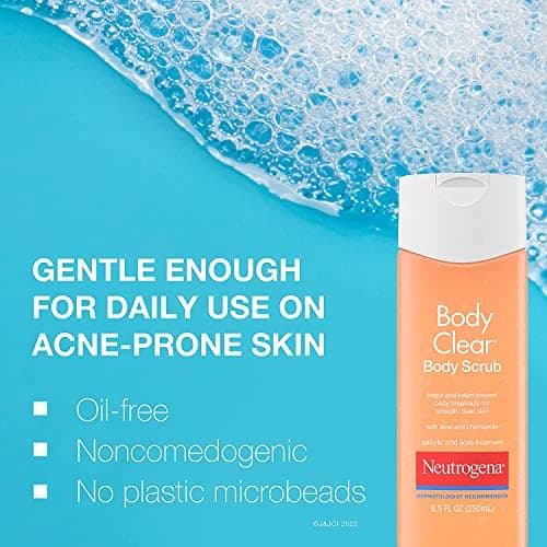 Neutrogena Body Clear Acne Body Wash with Salicylic Acid - Pimple Care Product, Acne Treament, Pore Cleaner, Help Treat Breakouts on Back, Chest & Shoulders, Non-Comedogenic- 250 mL — view 3