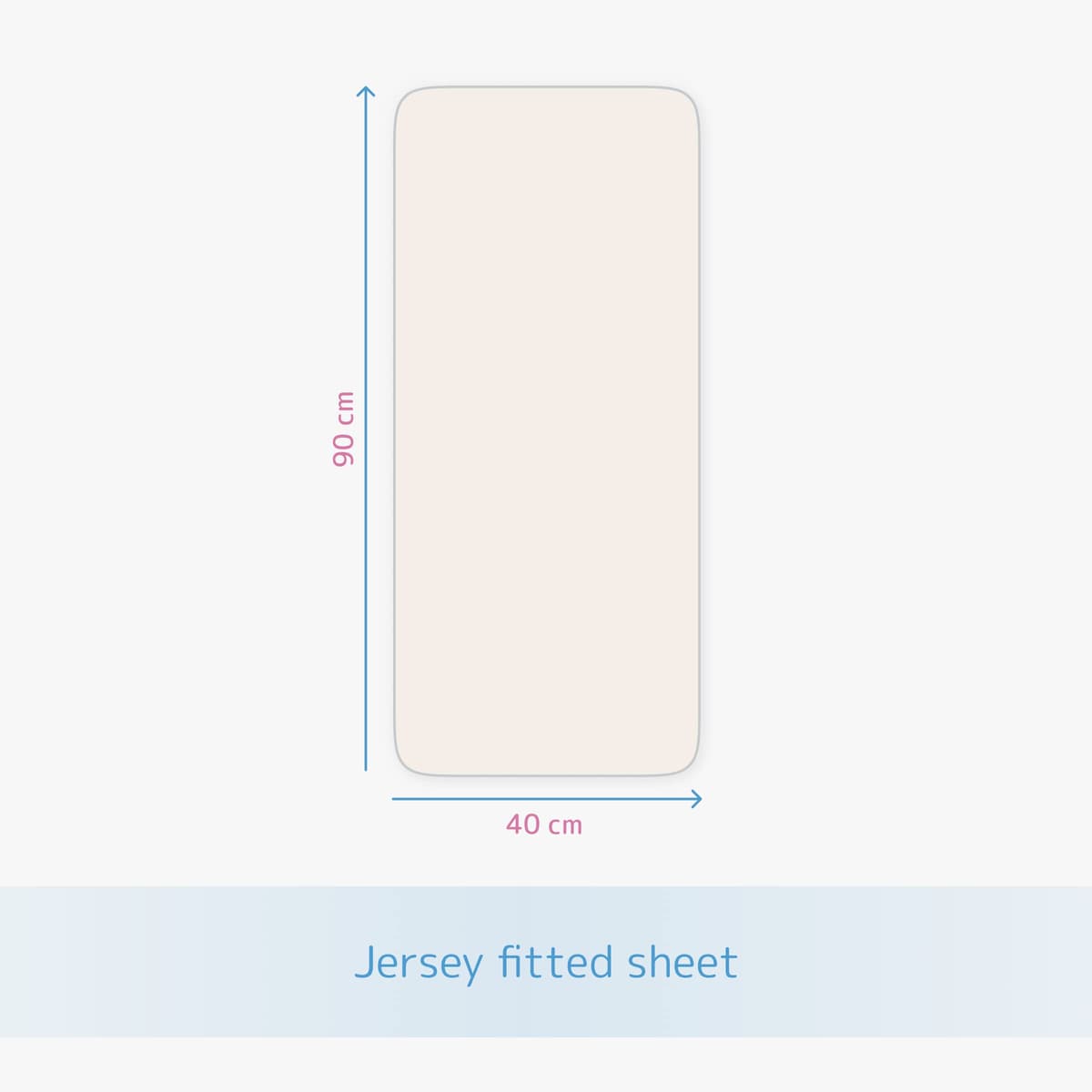 Baby Comfort 5 Piece Toddler Bedding Duvet Pillow with Covers & Jersey Sheet fits 90x40cm Crib 12M+ (Cream) — view 5