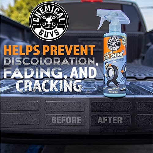 Chemical Guys Tire Kicker Sprayable Extra Glossy Tire Shine Spray, Dry-to-Touch Dressing - Restores Wet Look to Rubber, Vinyl, and Plastic, Safe for Cars, Trucks, Motorcycles, RVs, and More - 16 oz — view 5