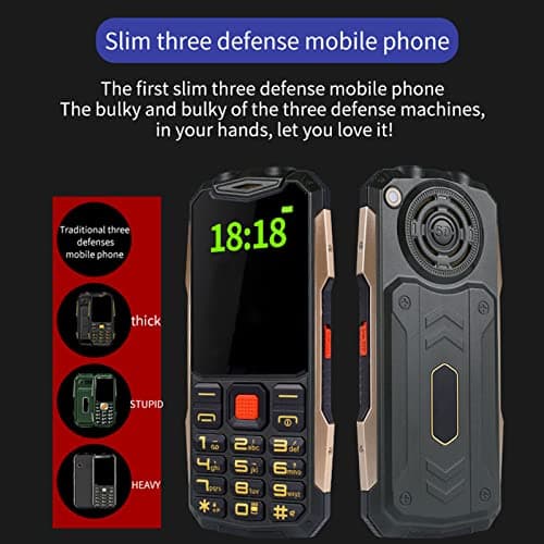 VBESTLIFE Unlocked Senior Cell Phone, 2G Big Buttons Dual SIM Elderly Phone, Mobile with 4800mAh Battery, Flashlight, MP3, Alarm, Camera — view 4