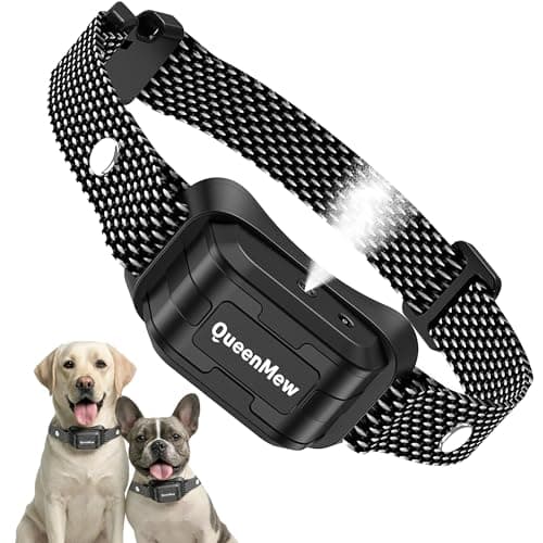 Bark Collar, Dog Bark Collar for Large Medium Small Dogs, Citronella Dog Bark Collar with Adjustable Spray & Sensitivity, Rechargeable Anti-Bark Collar for Dogs with Safe, 2 Collar Straps(Black)
