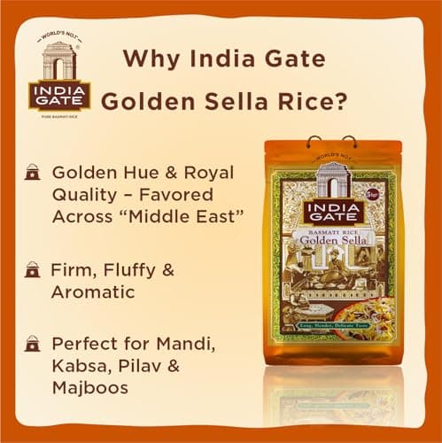 India Gate - Rice Bags (India Gate Parboiled Sella Basmati Rice) — view 2