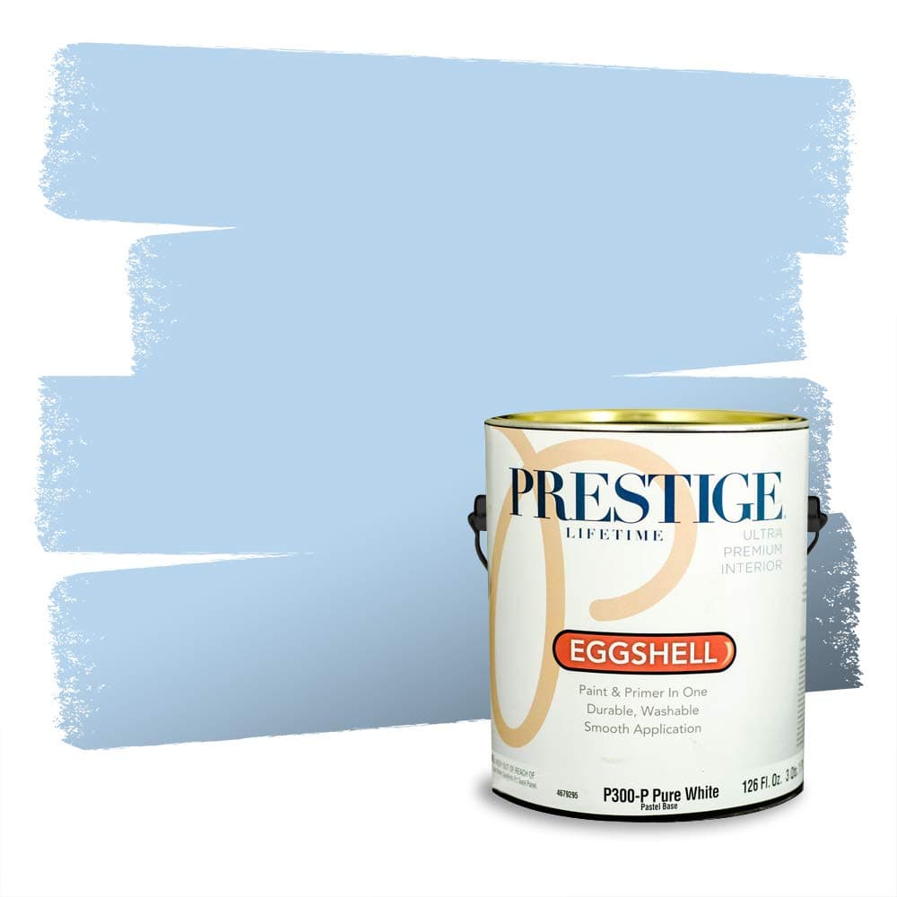 PRESTIGE Paints Interior Paint and Primer In One, 1-Gallon, Semi-Gloss, Comparable Match of Valspar* Dewdrop* — view 1377