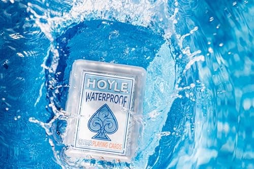 Hoyle Waterproof Clear Plastic Playing Cards 1 Deck Outdoor Pool — view 3