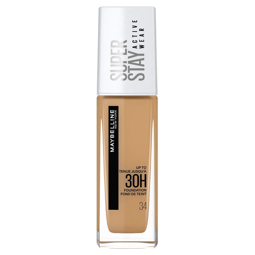 Maybelline New York Super Stay Active Wear, waterproof foundation with high coverage, long-lasting facial make-up for light skin types, colour: No. 10 Ivory (Light), 1 x 30 ml — view 39