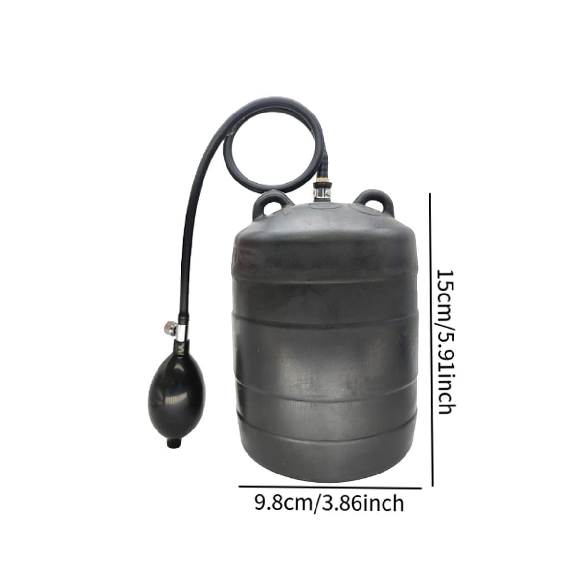 Fiocias Tapón Inflable para Tubería Plug de Caucho Reutilizable Reparación de Plomería Práctico con Bola Manual Adecuado para Inspecciones de Drenaje Pruebas, tal como se describe, Dn100 Dn110 — view 3