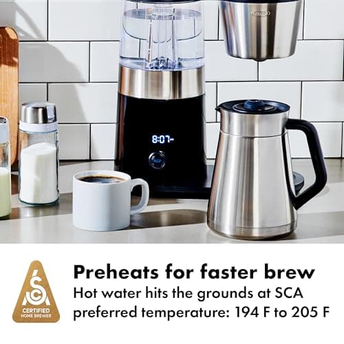 OXO Brew 9-Cup Drip Coffee Maker – Programmable Machine, Stainless Steel