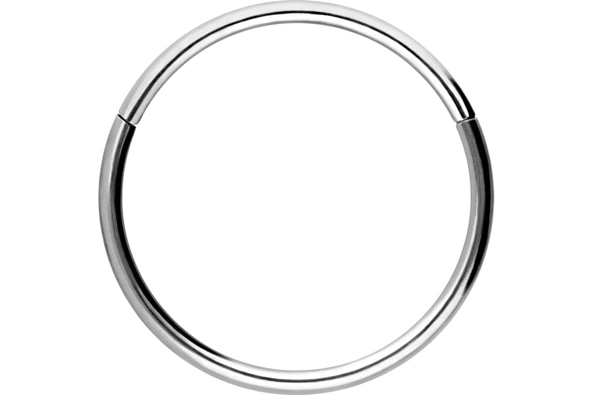 PIERCINGLINE Anillo segmento Clicker de acero quirúrgico – Piercing en oro, plata, rosa, negro o azul – para nariz, tabique, oreja, hélice o tragus — view 83