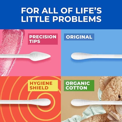 Q-tips Cotton Swabs For Hygiene and Beauty Care Original Cotton Swab Made With 100% Cotton 625 Count — view 8