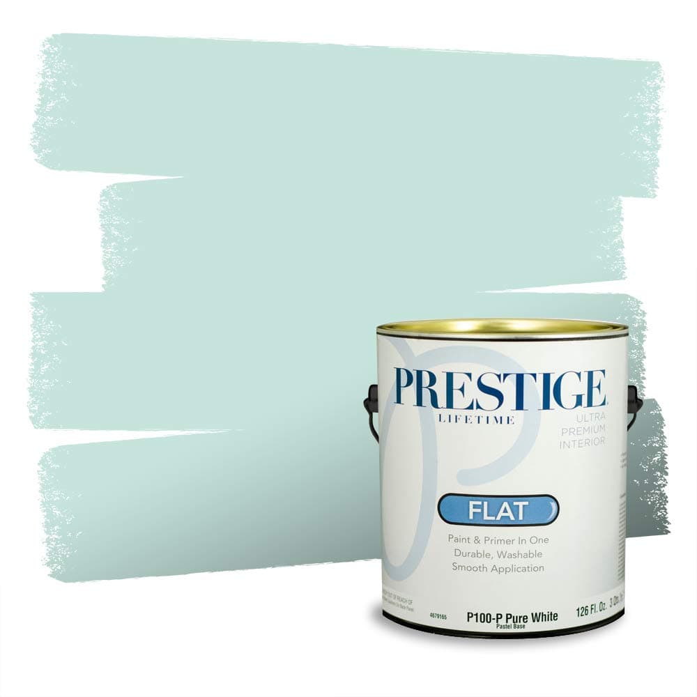 PRESTIGE Paints Interior Paint and Primer In One, 1-Gallon, Semi-Gloss, Comparable Match of Valspar* Dewdrop* — view 1094