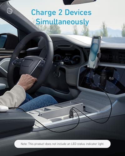 Anker USB-C Car Charger, 30W 2-Port Type-C Car Adapter, iPhone Car Charger with Power IQ 3.0, for iPhone 17/16/15/14/13 Series, Samsung Galaxy S25/S24/S23/S22/S21 Series, iPad Pro, AirPods, and More — view 3