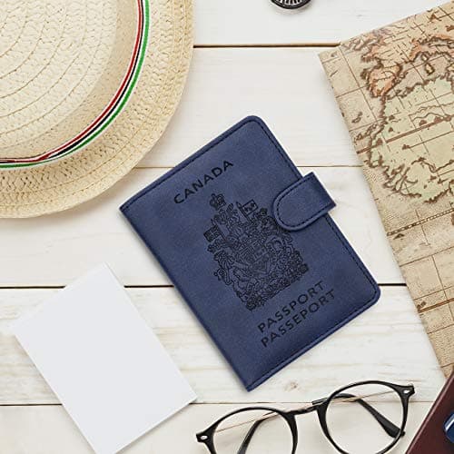 WALNEW RFID Blocking Passport Holder Travel Wallet Cover Case — view 7