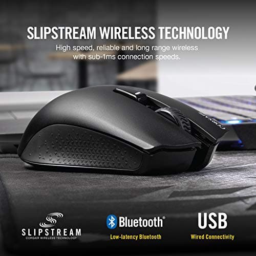 Corsair Harpoon Wireless RGB Lightweight FPS/MOBA Gaming Mouse – 10,000 DPI – 6 Programmable Buttons – Low-Latency Bluetooth – iCUE Compatible – PC, Mac, PS5, PS4, Xbox – Black — view 2