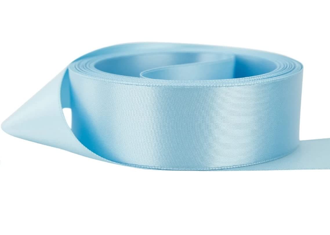 Double Sided Satin Ribbon Size 25mm x 10 Meters, Perfect for Gifts Wrap Sew Party, Decorations Events Dress Wedding Christmas Crafts, Bows Car, DIY, Bouquets, Cake More (25mm - 10Meters, Cream) — view 5