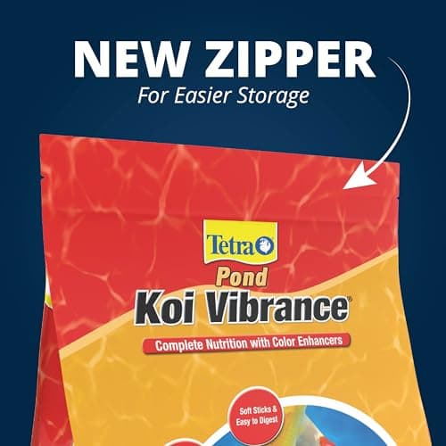 TetraPond Koi Vibrance Soft Sticks, Floating Pond Fish Food for Koi Fish and Ornamental Goldfish, 2.42 lbs — view 6