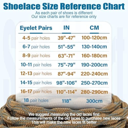 DELELE 2 Pair Round Wave Shape Non Slip Heavy Duty and Durable Outdoor Climbing Shoelaces Hiking Shoe Laces Shoestrings, 01 Black, 63 Inch (160cm) — view 7