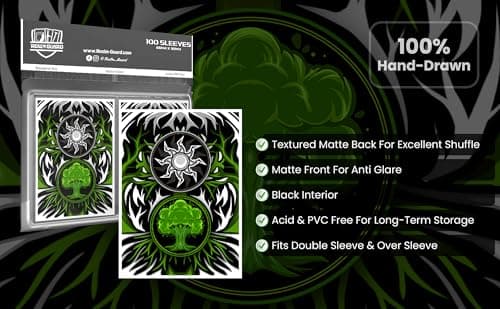 MTG All 26 Color Combination Guilds (Green/White)- 105ct Matte TCG Card Art Sleeves by Ai Armor — view 4