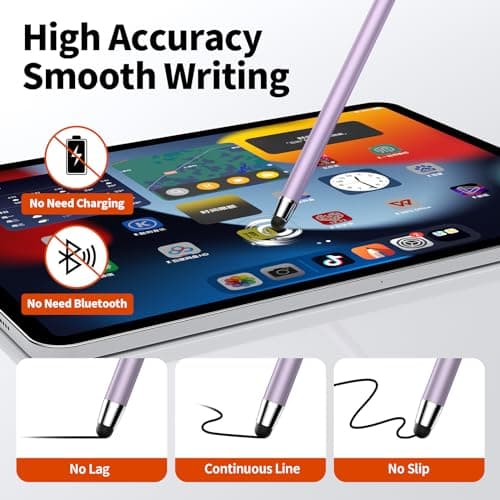 Stylus(10 PCS),Stylus Pen for Touchscreen iPad.2-in-1 Universal Stylus — view 5