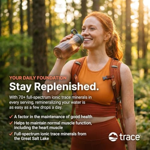 Trace Minerals ConcenTrace Drops - 240 ml, 96 Day Supply, Unflavored - Full Spectrum Minerals - Ionic Liquid Magnesium, Chloride & Potassium Electrolytes - Low Sodium Hydration — view 5