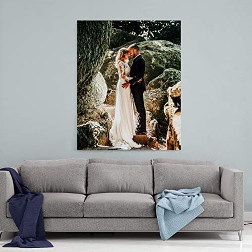 Personalized Custom Canvas Prints: Photo On Canvas (Framed 11X14) Transform Your Photos into Stunning Framed Wall Art Digitally Printed Photo To Canvas Ideal for Home Decor Gifts Keepsakes — view 2