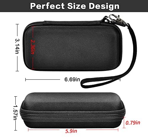 Case for Anker Magnetic Battery 10,000mAh Foldable Wireless Portable Charger, 633/622/621/321 5,000mAh Power Bank (MagGo) Holder, Storage for Baseus 6000mAh Cell Phone Power Delivery -Case Only-Black — view 2