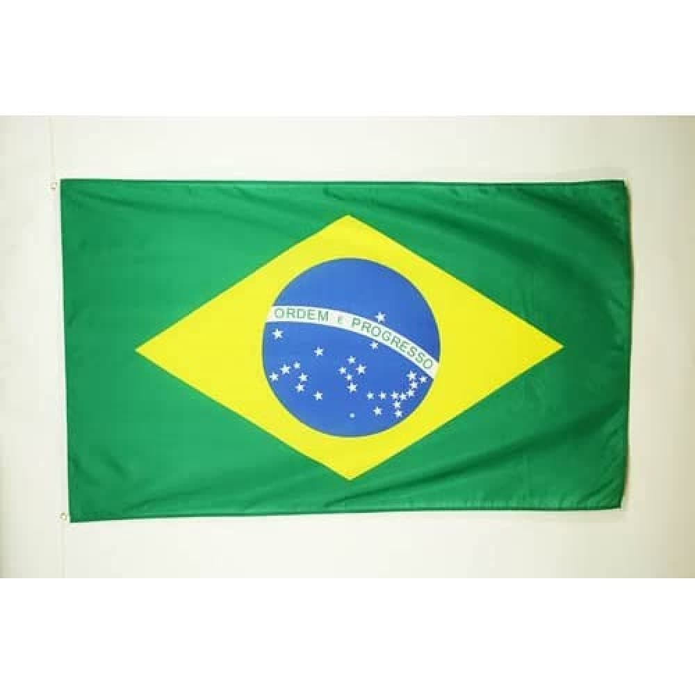 AZ FLAG - Bandera Brasil - 150x90 cm - Bandera Brasileña 100% Poliéster Con Ojales de Metal integrados - 110g — view 4
