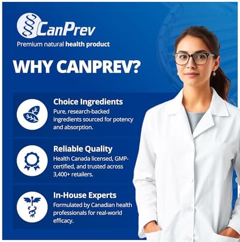 CanPrev Magnesium Bis-Glycinate 200mg Gentle, 240 Veg Caps, Well-Absorbed Complex for Daily Calm & Restful Sleep, Muscle Function, 240 Day Supply — view 8