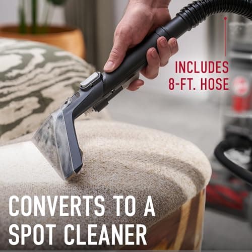 Hoover SmartWash Pet XL Upright Carpet Cleaner Machine for Carpet and Upholstery, Automatic Deep Cleaning Carpet Shampooer, Converts to Spot Cleaner, Pair with Hoover Carpet Cleaner Solution — view 4