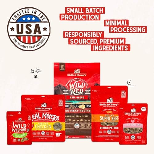 Stella & Chewy's Freeze-Dried Raw Beef Heart Dog Treats - Single Ingredient, No Additives - Premium Training Treats - Perfect For Picky Eaters - 3oz Bag — view 9
