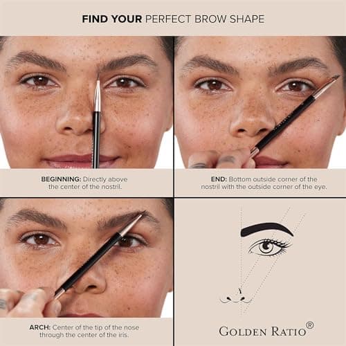 Anastasia Beverly Hills Brow Definer - 3-in-1 Triangular-Tipped Retractable Eyebrow Pencil with Spoolie - Multi-Functional Definer to Fill, Detail & Blend Brows - Taupe — view 6