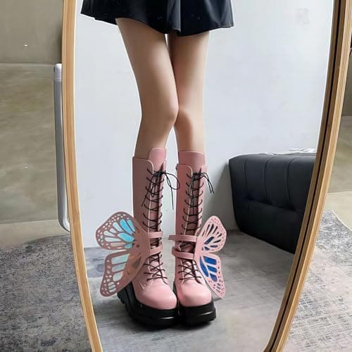 Ulalaza Women Mary Jane Dress Pumps Lolita Shoes Cute Platform Gothic Double Ankle Strap Round Toe Chunky Heel Uniform Pumps Shoes Perfect for School Party Business Work Dance Date Night Club — view 5