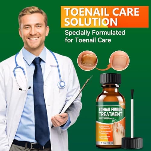 Toenail Fungus Treatment Extra Strength, Antifungal Nail Treatment with Tea Tree Oil, Menthol, Vitamin E & Pro-Vitamin B, 30ML