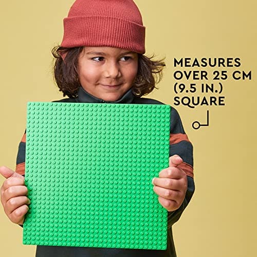 LEGO Classic Green Baseplate, Square 32x32 Stud Foundation to Build, Play, and Display Brick Creations, Great for Grassy Nature Landscapes, 11023 — view 4