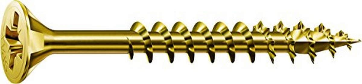 Spax 1081020400253 - Tornillo universal, 4,0 x 25 mm, 200 piezas, cabeza avellanada, cruz receso z 4cut, rosca completa, — view 93