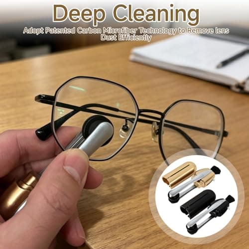 2 PCS Eyeglasses Lens Cleaners, Portable Spectacle Cleaning Kit — view 4