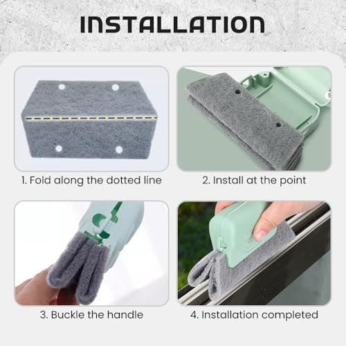 Magic Window Track Cleaner, 2025 Upgraded Handheld Cleaning Brush Set, for Window Slides Grooves, Tile Grout Lines, Shutter Slats, Car AC Vents & Narrow Gaps​ (Mix 3PCS) — view 5