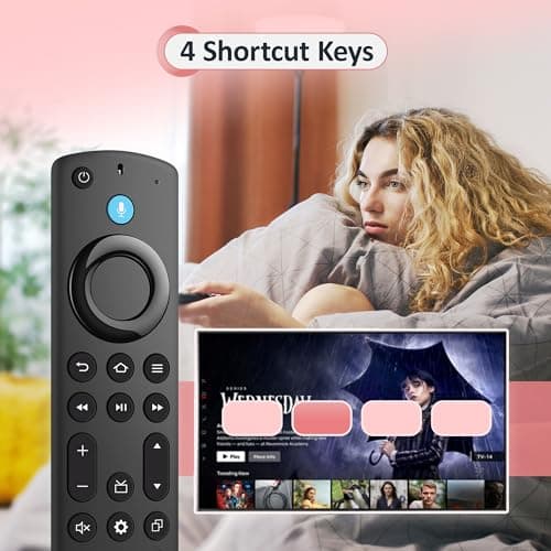 Voice Remote for Firestick TV Cube/4K Max&Insignia/TCL/Hisense Smart TVs — view 2
