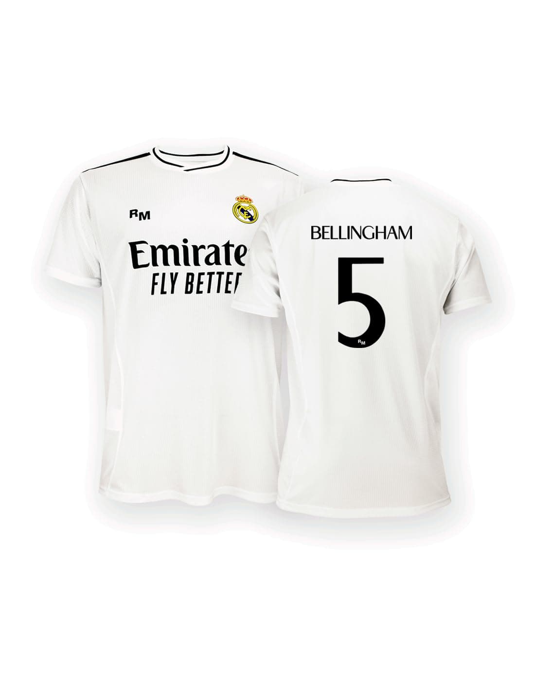 Real Madrid Bellingham Infantil Camiseta Primera Equipación de la Temporada 24/25 réplica Producto Oficial — view 13