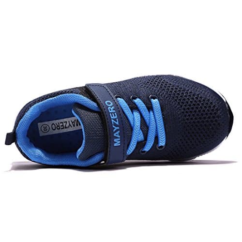 MAYZERO Kids Tennis Shoes Breathable Running Shoes Lightweight Athletic Shoes Walking Shoes Fashion Sneakers for Boys and Girls — view 3