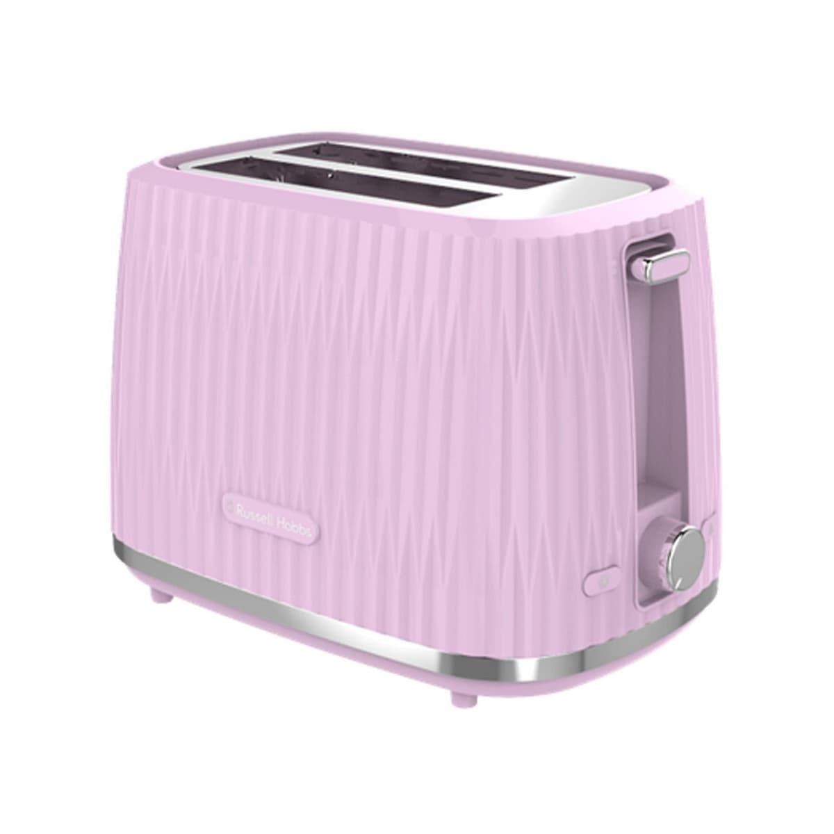 Russell Hobbs Eden 2 Slice Toaster (6 Browning Settings, High Lift Feature, Frozen, reheat, Cancel Functions, Removable Crumb Tray, 800W, Raspberry) 27372 — view 4