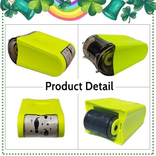 St. Patricks Day Leprechaun Footprints Stamp Leprechaun Trap DIY Craft Decorations Tiny Mini Feet Small Coins Shamrocks Irish Elf Saint Paddy Patty's Accessories Decals Gifts Party Favors — view 3