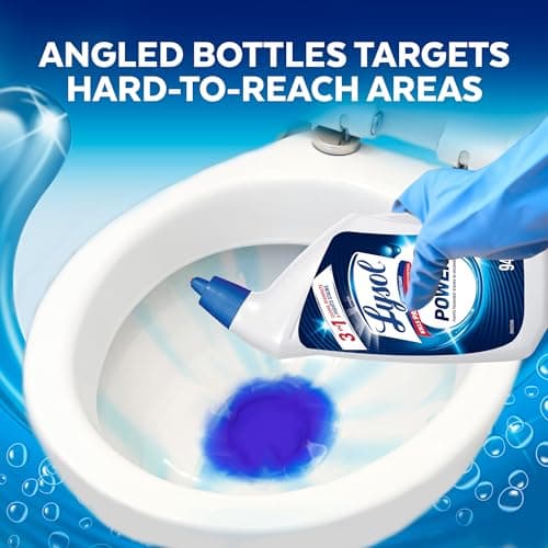 Lysol Power Toilet Bowl Cleaner, Disinfectant Gel, 4 × 946 mL — view 2