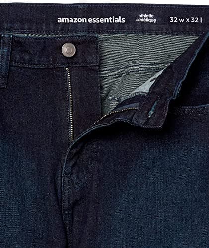 Amazon Essentials Men's Athletic-Fit Stretch Jean, Blue Overdyed 40W x 30L — view 5